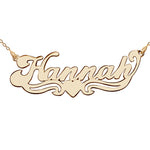 Personalized Script Name Necklace with Chain Included