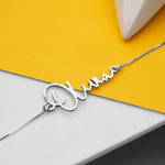 Exclusive Personalized Modern Script Name Anklet / Ankle Bracelet