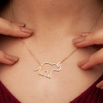 Elephant Necklace with Chain Included