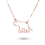 Elephant Necklace with Chain Included