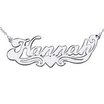 Personalized Script Name Necklace with Chain Included