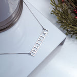 Name Bar Necklace with Chain Included