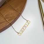 Name Bar Necklace with Chain Included