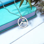 Personalized Wanderlust Initial Necklace