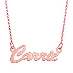 Script Name Necklace with Chain Included