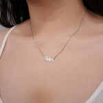 Petite Script Name Necklace with Chain Included