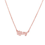 Petite Script Name Necklace with Chain Included