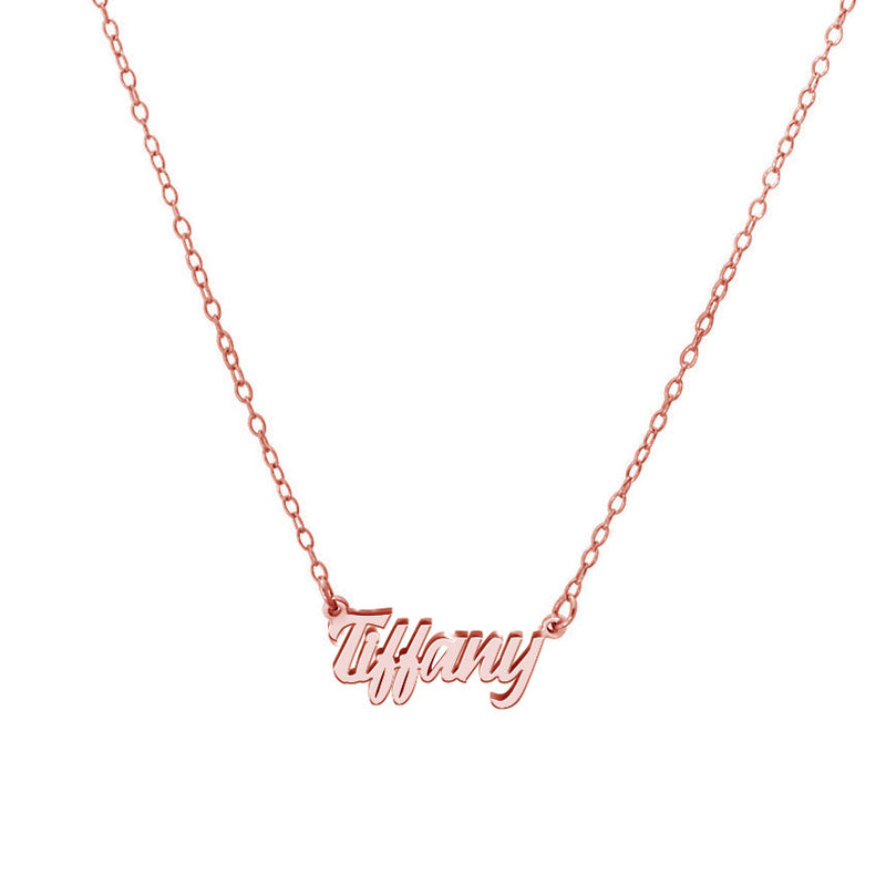 Petite Script Name Necklace with Chain Included