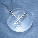 Personalized Hairdresser Name Necklace with Chain Included