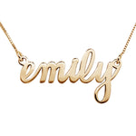 Personalized Classic Script Name Necklace with Chain Included